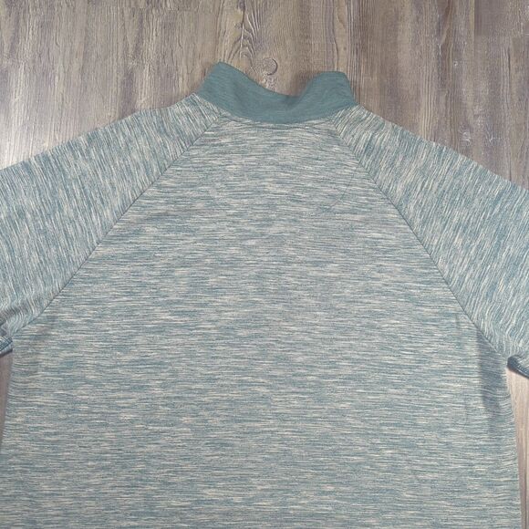 Tommy Bahama Men's XL Heather Green Pullover 1/4 Zip Sweater Sweatshirt NWT - Picture 13 of 14